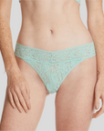 Hanky Panky Original Rise Thong Color: Mint Spring Green at Petticoat Lane Greenwich, CT