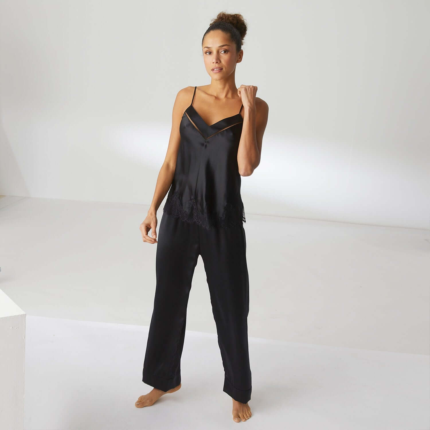 Simone Perele Dream Silk Pant Color: Black Size: XS at Petticoat Lane  Greenwich, CT