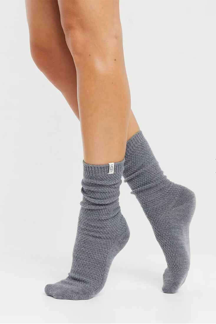 UGG Classic Boot Sock Color: Heather  at Petticoat Lane  Greenwich, CT