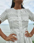 Violetta Dress in White