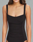 Basic Square Neck BA-D70 in Black