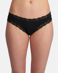 Fleur't Iconic Thong Color: Black Size: S at Petticoat Lane Greenwich, CT