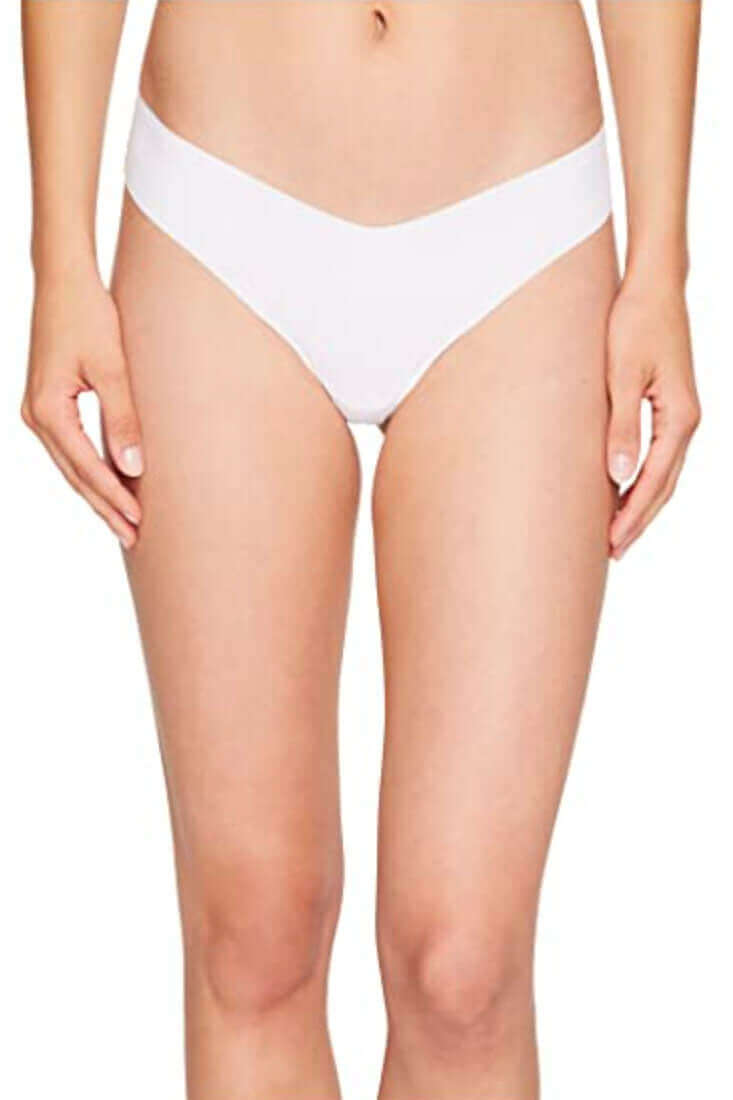 Commando Low Rise Thong Color: White Size: S/M at Petticoat Lane Greenwich, CT
