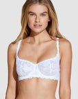 Cosabella Never Say Never Balconette Bra Color: White Size: 32B at Petticoat Lane  Greenwich, CT