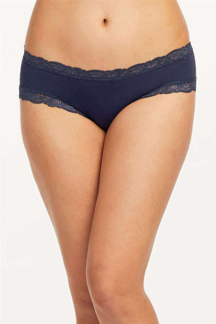 Fleur't Iconic Boyshort Color: Twilight Size: L at Petticoat Lane Greenwich, CT