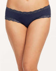 Fleur't Iconic Boyshort Color: Twilight Size: L at Petticoat Lane Greenwich, CT