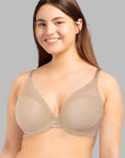 Chantelle Parisian Allure Plunge Bra Color: Nude Size: 30D at Petticoat Lane Greenwich, CT