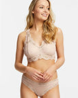 Fleur't Iconic Thong Color: Champagne Size: S at Petticoat Lane Greenwich, CT