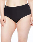 Chantelle Soft Stretch Plus Brief Color: Black at Petticoat Lane Greenwich, CT