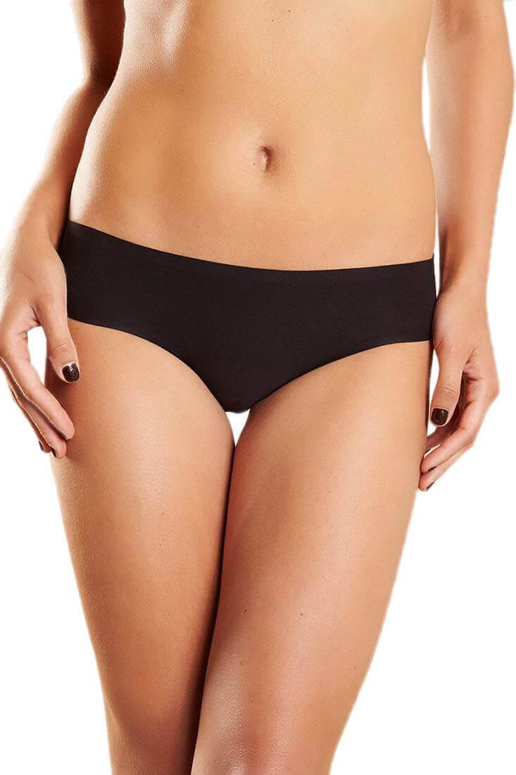 Chantelle Soft Stretch Bikini Color: Black at Petticoat Lane Greenwich, CT