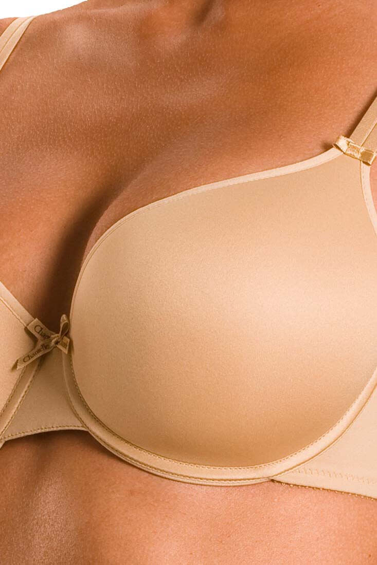 Chantelle Basic Invisible Bra Color: Skin, Black Size: 32B, 32C, 32D, 32DD/E, 32DDD/F, 34A, 34B, 34C, 34D, 34DD/E, 34F, 36A, 36B, 36C, 36D, 36DD/E, 36F, 38A, 38B, 38C, 38D, 36DDD/F, 38DD/E at Petticoat Lane Greenwich, CT