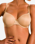 Chantelle Basic Invisible Bra Color: Skin, Black Size: 32B, 32C, 32D, 32DD/E, 32DDD/F, 34A, 34B, 34C, 34D, 34DD/E, 34F, 36A, 36B, 36C, 36D, 36DD/E, 36F, 38A, 38B, 38C, 38D, 36DDD/F, 38DD/E at Petticoat Lane Greenwich, CT