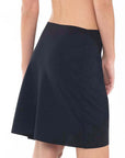 Commando Half Slip back view in Black