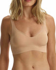 Commando Butter Soft-Support Bralette Color: Beige Size: XS at Petticoat Lane Greenwich, CT