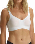 Commando Butter Soft-Support Bralette Color: White Size: XS at Petticoat Lane Greenwich, CT
