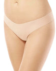 Commando Low Rise Thong Color: True Nude Size: S/M at Petticoat Lane Greenwich, CT