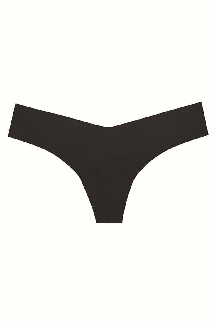 Commando Low Rise Thong Color: True Nude, White, Black, Caramel Size: S/M, M/L at Petticoat Lane Greenwich, CT