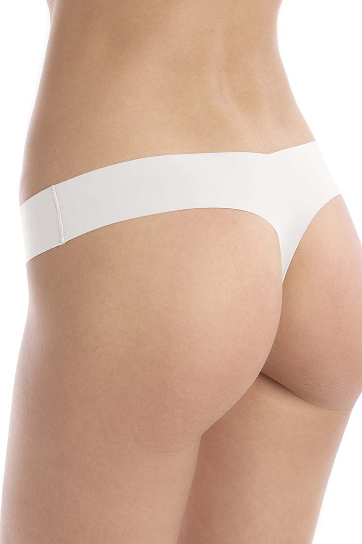 Commando Low Rise Thong Color: True Nude, White, Black, Caramel Size: S/M, M/L at Petticoat Lane Greenwich, CT