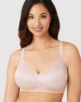 Wacoal Back Appeal Wire Free Bra Color: Rose Dust, Black Size: 34B, 36B, 32C, 34C, 36C, 38C, 32D, 34D, 36D, 38D, 32DD, 34DD, 36DD at Petticoat Lane Greenwich, CT