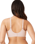Wacoal Back Appeal Wire Free Bra Color: Rose Dust, Black Size: 34B, 36B, 32C, 34C, 36C, 38C, 32D, 34D, 36D, 38D, 32DD, 34DD, 36DD at Petticoat Lane Greenwich, CT