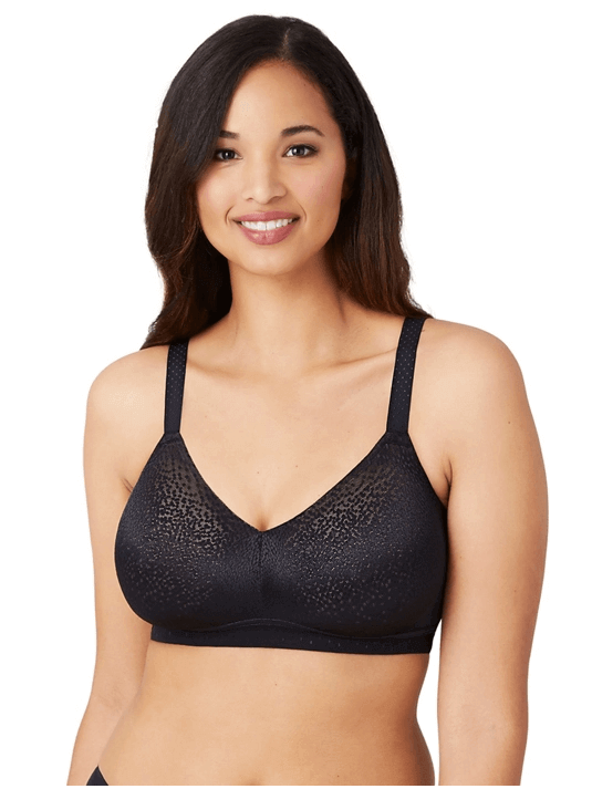 Wacoal Back Appeal Wire Free Bra Color: Black Size: 34B at Petticoat Lane Greenwich, CT