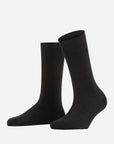 Falke Sensual Cashmere Women's Socks Color: Black, Anthra. Mel Size: 35-38, 39-42 at Petticoat Lane Greenwich, CT