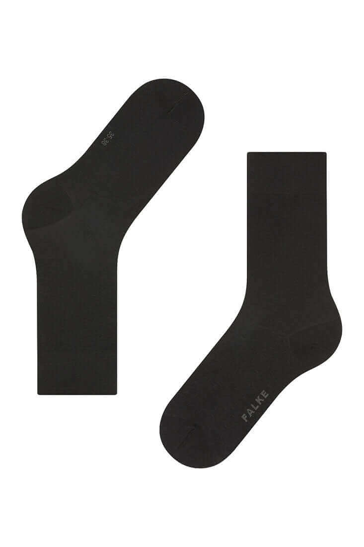 Falke Sensual Cashmere Women's Socks Color: Black, Anthra. Mel Size: 35-38, 39-42 at Petticoat Lane Greenwich, CT