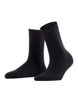 Falke Cosy Wool Women's Socks Color: Black Size: 35-38 at Petticoat Lane Greenwich, CT