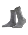 Falke Cosy Wool Women's Socks Color: Grey Mix Size: 35-38 at Petticoat Lane Greenwich, CT