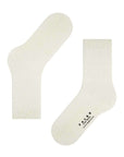 Falke Cosy Wool Women's Socks Color: Off-White, Black, Grey Mix, Dark Navy Size: 35-38, 39-42 at Petticoat Lane Greenwich, CT