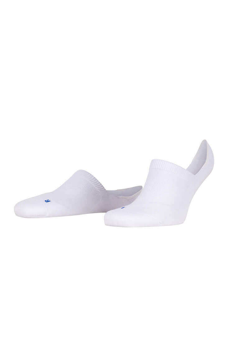 Falke Cool Kick No Show Socks Color: White Size: 37-38 at Petticoat Lane Greenwich, CT