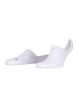 Falke Cool Kick No Show Socks Color: White Size: 37-38 at Petticoat Lane Greenwich, CT