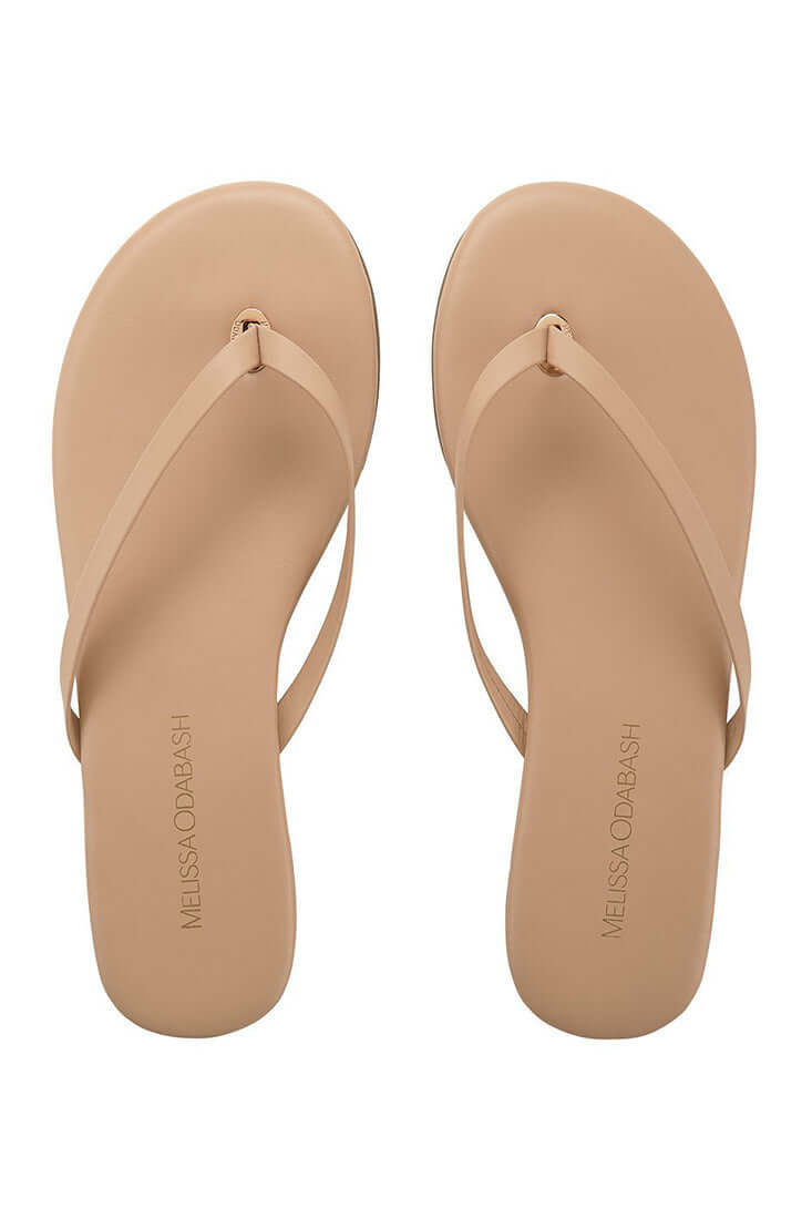 Melissa Odabash Sandals (9 Colors) Color: Nude Size: 6 / 37 at Petticoat Lane Greenwich, CT