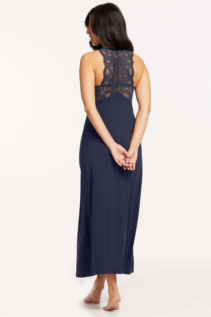 Belle Poque Full Length Slip Dress for Women Black Lace Slip Lingerie  Sleepwear, S : : Clothing, Shoes & Accessories