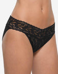 Hanky Panky Signature Lace V-Kini Color: Black Size: S at Petticoat Lane Greenwich, CT