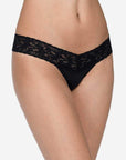 Hanky Panky Organic Cotton Low Rise Thong Color: Black, Navy, Chai, White, Cucumber Green, French Lavender at Petticoat Lane Greenwich, CT