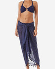 Melissa Odabash Pareo Color: White, Black, Navy, Celeste, Hot Pink, Tropical Blue at Petticoat Lane Greenwich, CT
