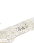 Hanky Panky "Bride" Low Rise Thong Color: Celeste with Clear Crystals, White, Ivory, Black at Petticoat Lane Greenwich, CT