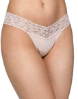 Hanky Panky Organic Cotton Low Rise Thong Color: Chai at Petticoat Lane Greenwich, CT