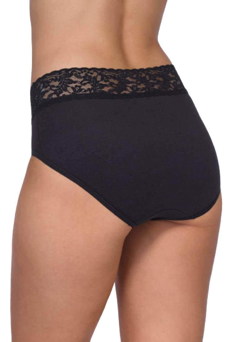 Hanky Panky Supima Cotton French Brief Color: Chai, White, Black Size: XS, S, M, L, XL at Petticoat Lane Greenwich, CT
