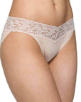 Hanky Panky Organic Cotton V-Kini Color: Chai Size: S at Petticoat Lane  Greenwich, CT