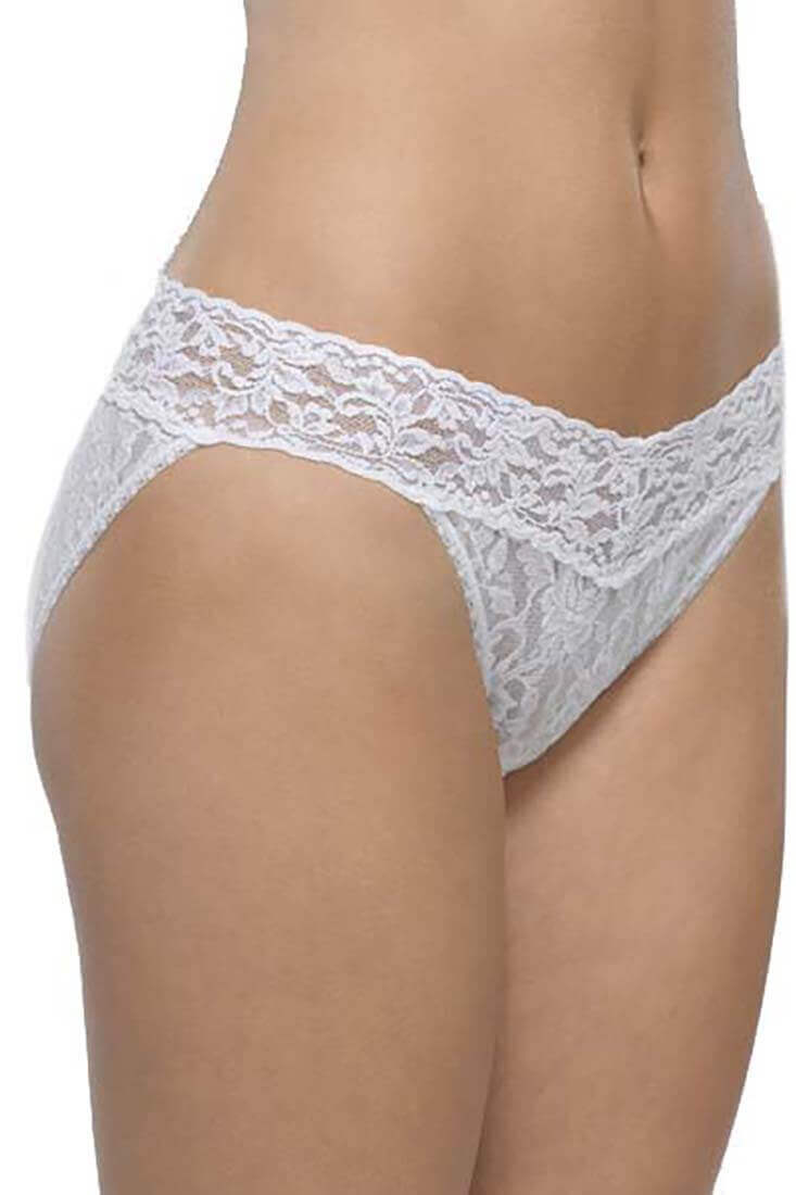 Hanky Panky Signature Lace V-Kini Color: White Size: S at Petticoat Lane Greenwich, CT