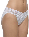 Hanky Panky Signature Lace V-Kini Color: White Size: S at Petticoat Lane Greenwich, CT