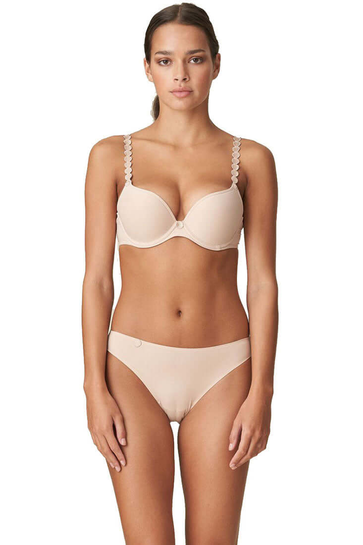 Marie Jo Tom Push Up bra Color: Caffe Latte, Charcoal Size: 32A, 32B, 32C, 32D, 34A, 34B, 34C, 36A, 36B, 36C at Petticoat Lane  Greenwich, CT