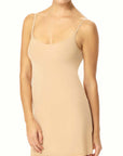 Commando Mini Cami Slip Color: True Nude Size: XS at Petticoat Lane Greenwich, CT