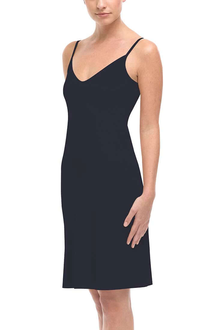 Commando Classic Tailored Slip Color: Black Size: S/M at Petticoat Lane Greenwich, CT