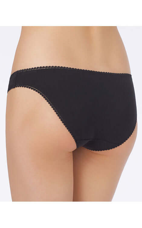 On Gossamer Cabana Cotton Bikini Color: Champagne, Black, White Size: S, M, L at Petticoat Lane Greenwich, CT