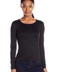 Only Hearts Long Sleeve Crewneck Color: Black Size: L at Petticoat Lane Greenwich, CT