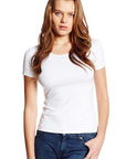Only Hearts Short Sleeve Crewneck Color: White Size: S at Petticoat Lane Greenwich, CT
