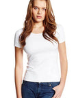 Only Hearts Short Sleeve Crewneck Color: White Size: S at Petticoat Lane Greenwich, CT